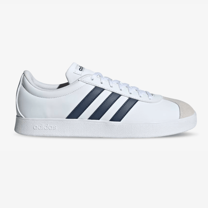 Tenis Adidas VL Court Base Hombre Blanco Azul