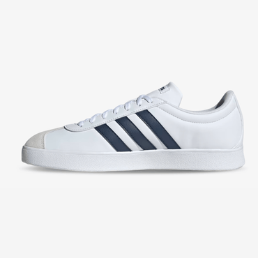 Tenis Adidas VL Court Base Hombre Blanco Azul