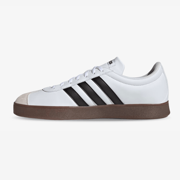 Tenis Adidas Court Base Hombre Blanco Negro Marrón