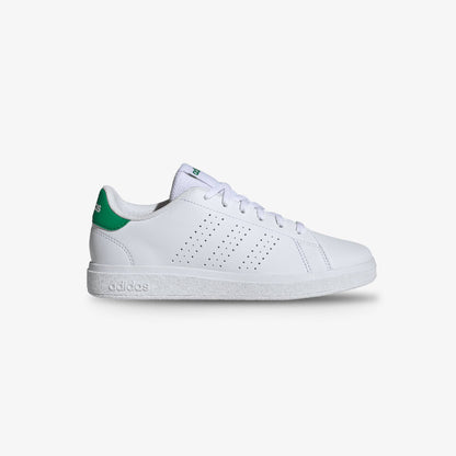 Tenis Adidas Advantage Base 2.0 Junior Blanco Verde