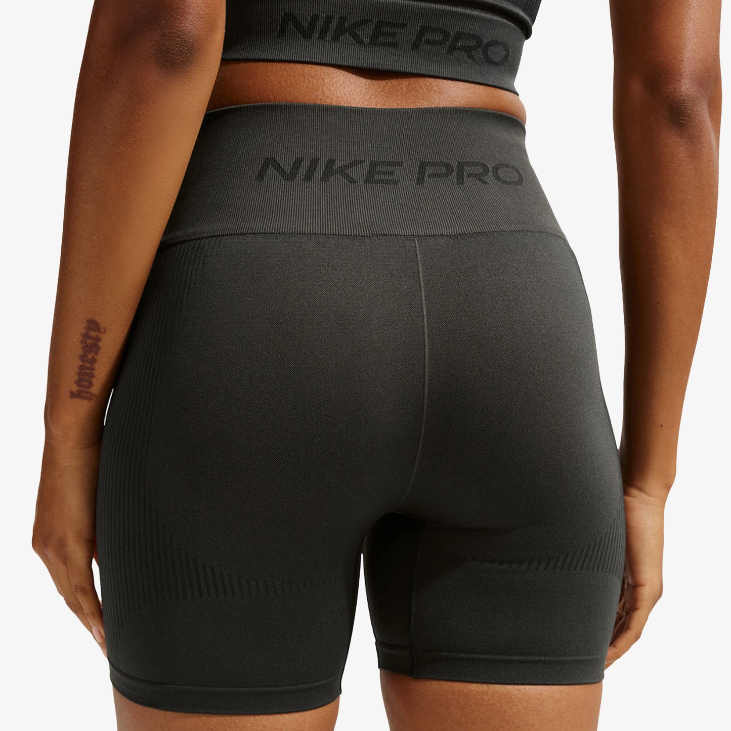 Lycra Nike Pro Seamless Mujer Gris