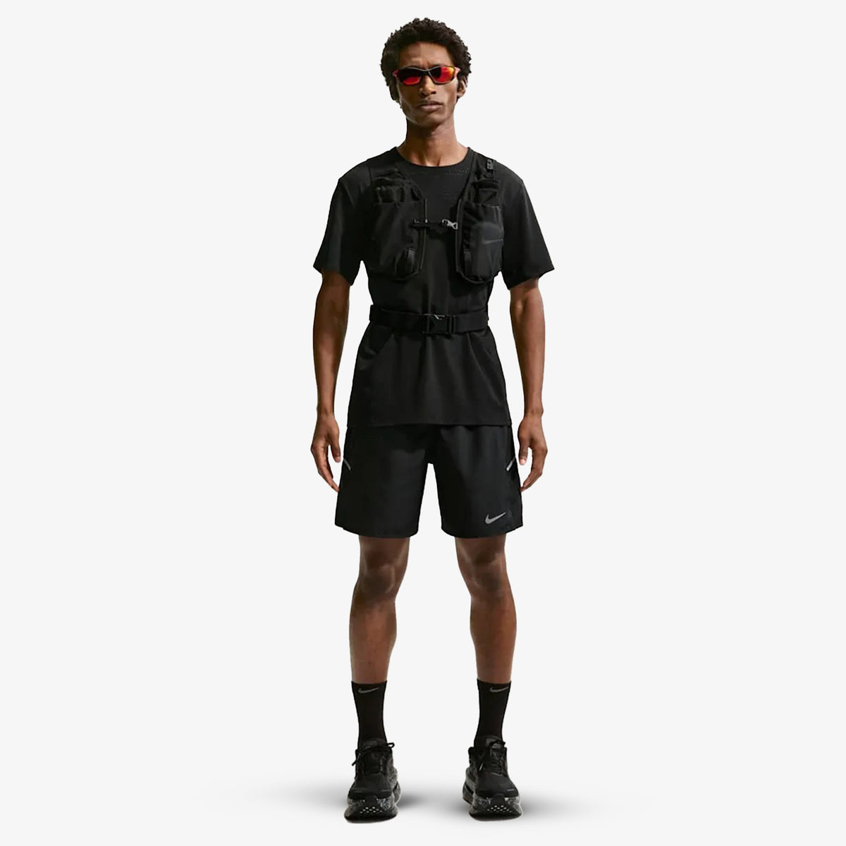 Pantaloneta Nike Miler Hombre Negro