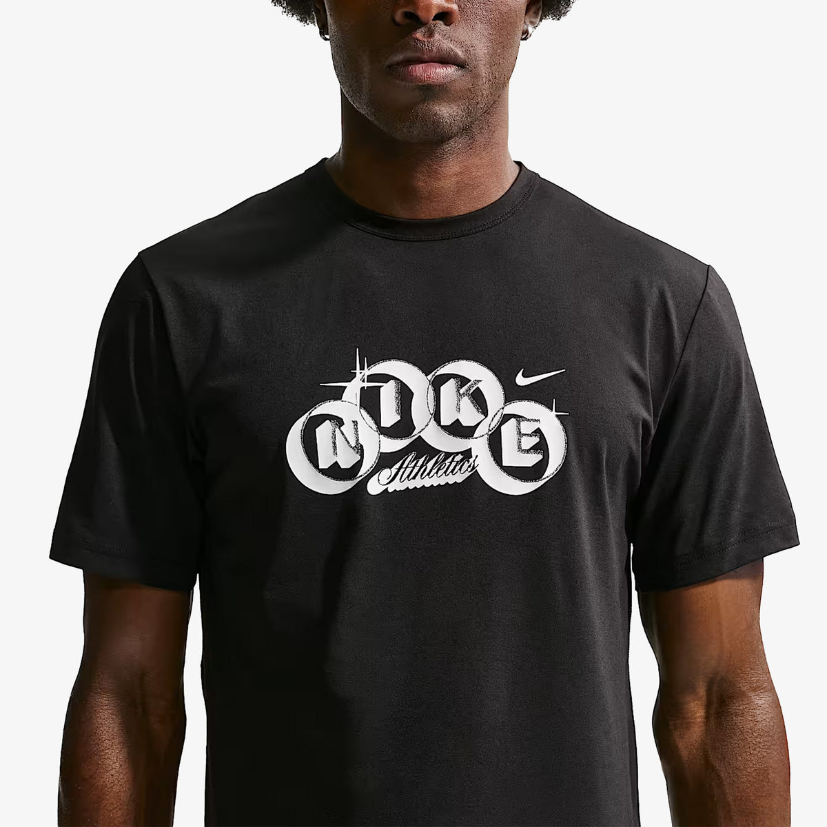 Camiseta Nike Hombre Negro/Estampado