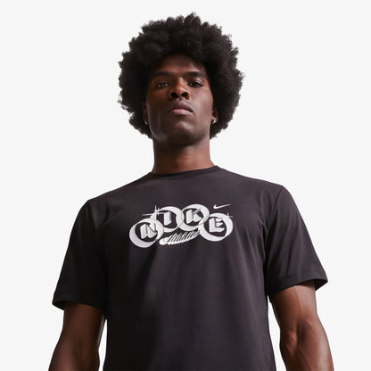 Camiseta Nike Hombre Negro/Estampado