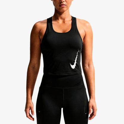 Camiseta Nike Tempo Swoosh Mujer Negro