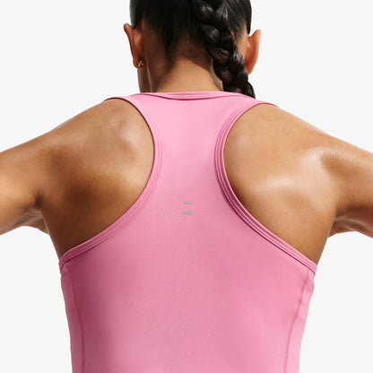 Camiseta Nike Tempo Swoosh Run Df Tank Mujer Rosado
