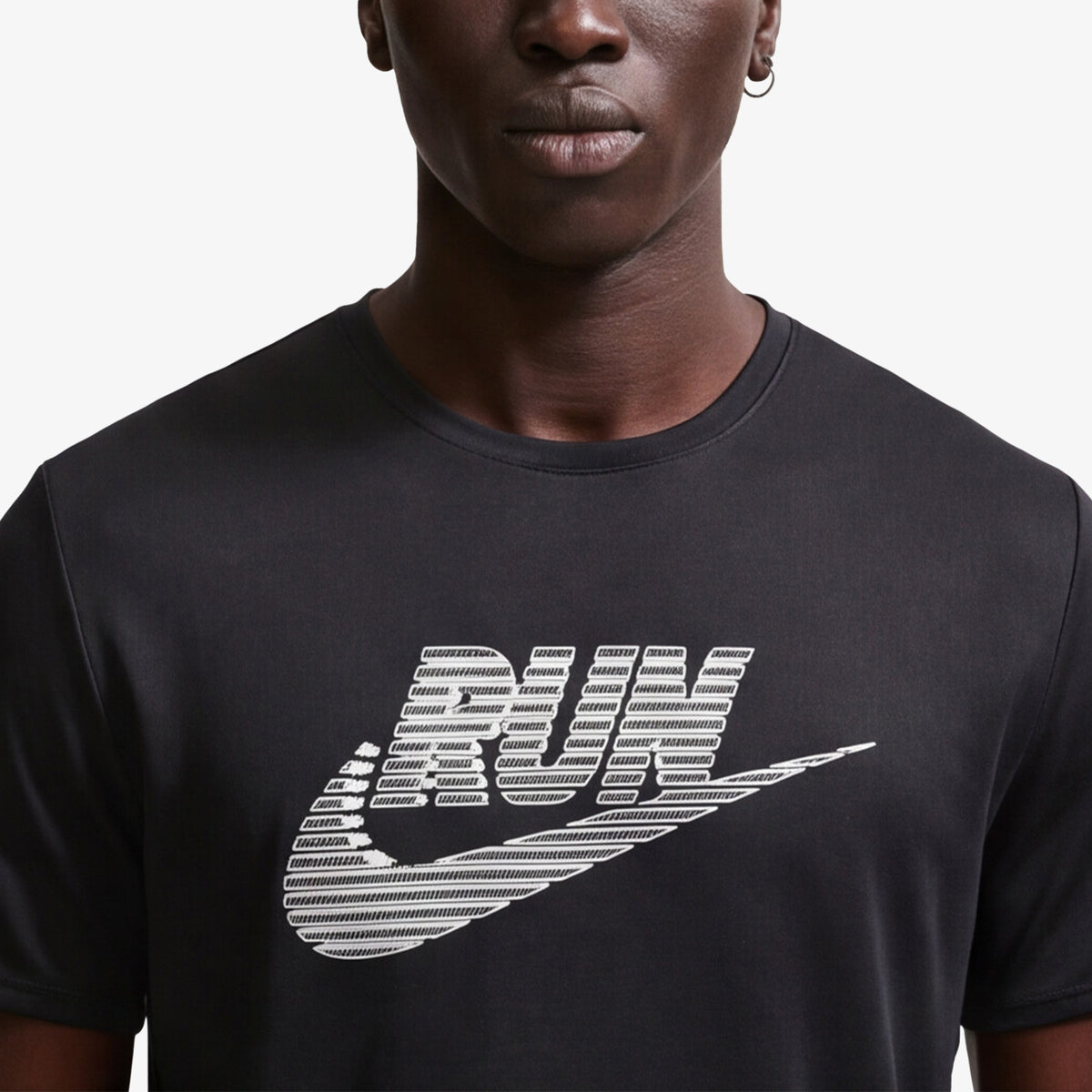 Camiseta Nike Hombre Negro/Estampado