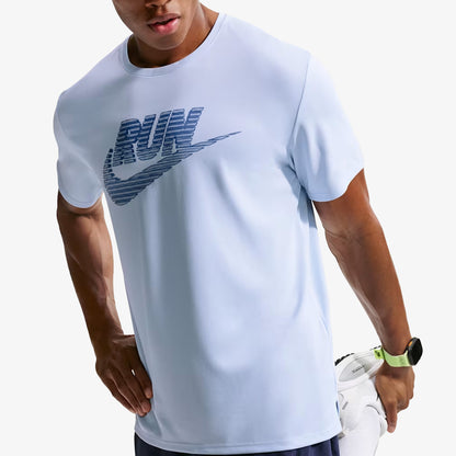 Camiseta Nike Hombre Azul/Estampado
