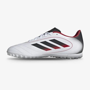 Guayos Sintetica Adidas Goletto IX Hombre Blanco Negro Rojo