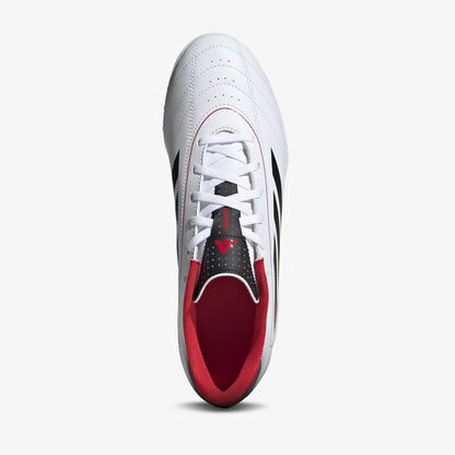 Guayos Sintetica Adidas Goletto IX Hombre Blanco Negro Rojo