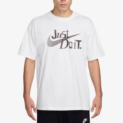 Camiseta Nike Just Hombre Blanco