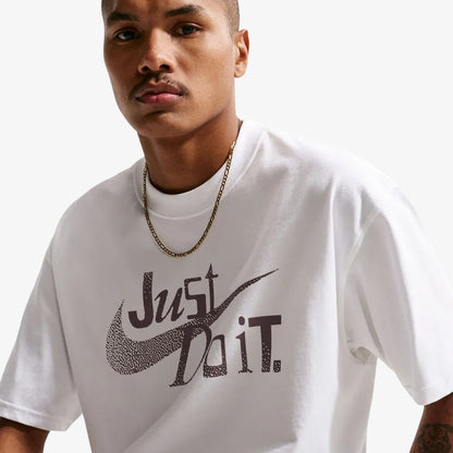 Camiseta Nike Just Hombre Blanco