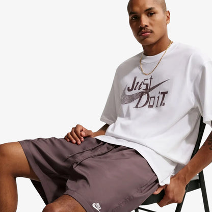 Camiseta Nike Just Hombre Blanco