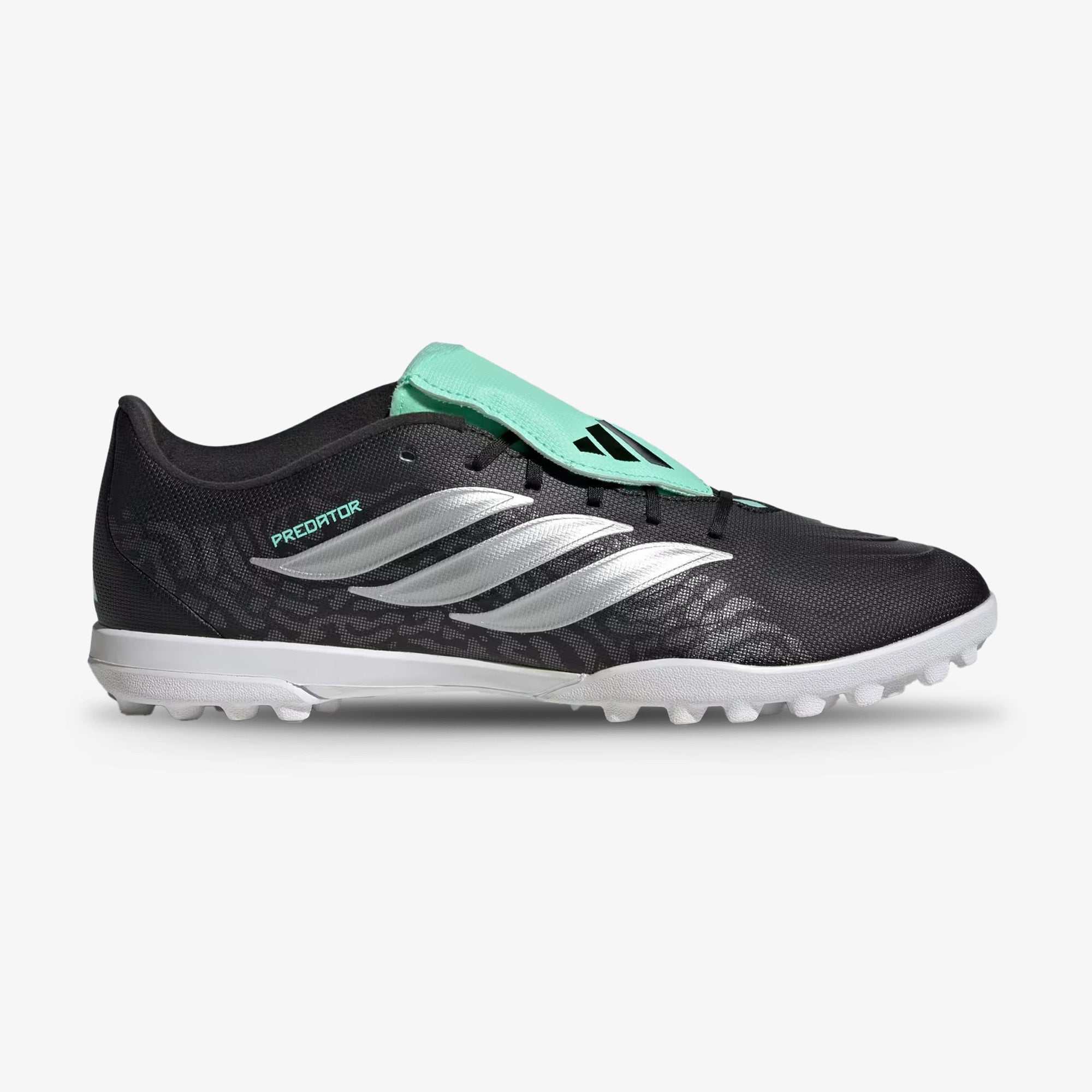 Guayos Sintética Adidas Predator Unisex Negro Plateado