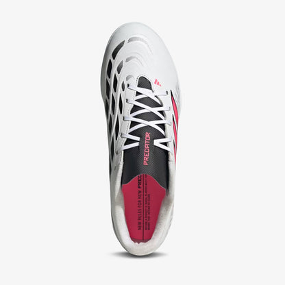 Guayos Adidas Sinteica Predator Unisex Blanco Rosa