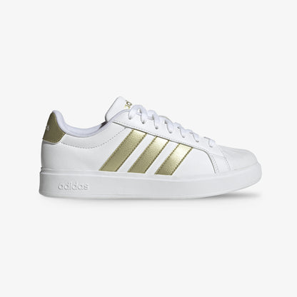 Tenis Adidas Streettalk Mujer Blanco Dorado