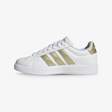 Tenis Adidas Streettalk Mujer Blanco Dorado