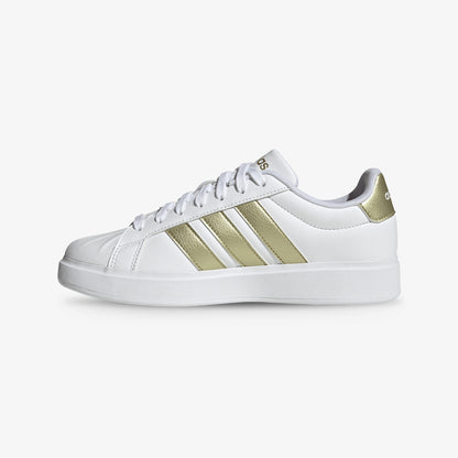 Tenis Adidas Streettalk Mujer Blanco Dorado