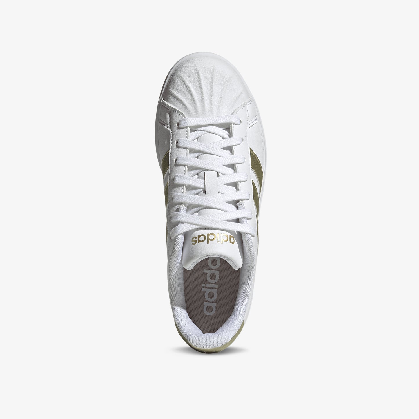 Tenis Adidas Streettalk Mujer Blanco Dorado
