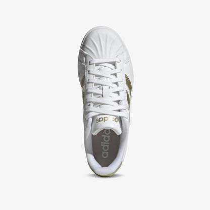 Tenis Adidas Streettalk Mujer Blanco Dorado