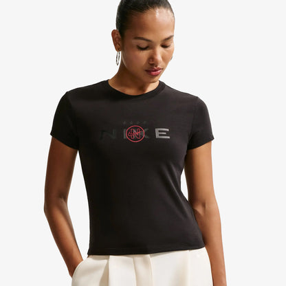 Camiseta Nike Sportswear Chill Mujer Negro