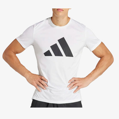 Camiseta Adidas Run It Hombre Blanco