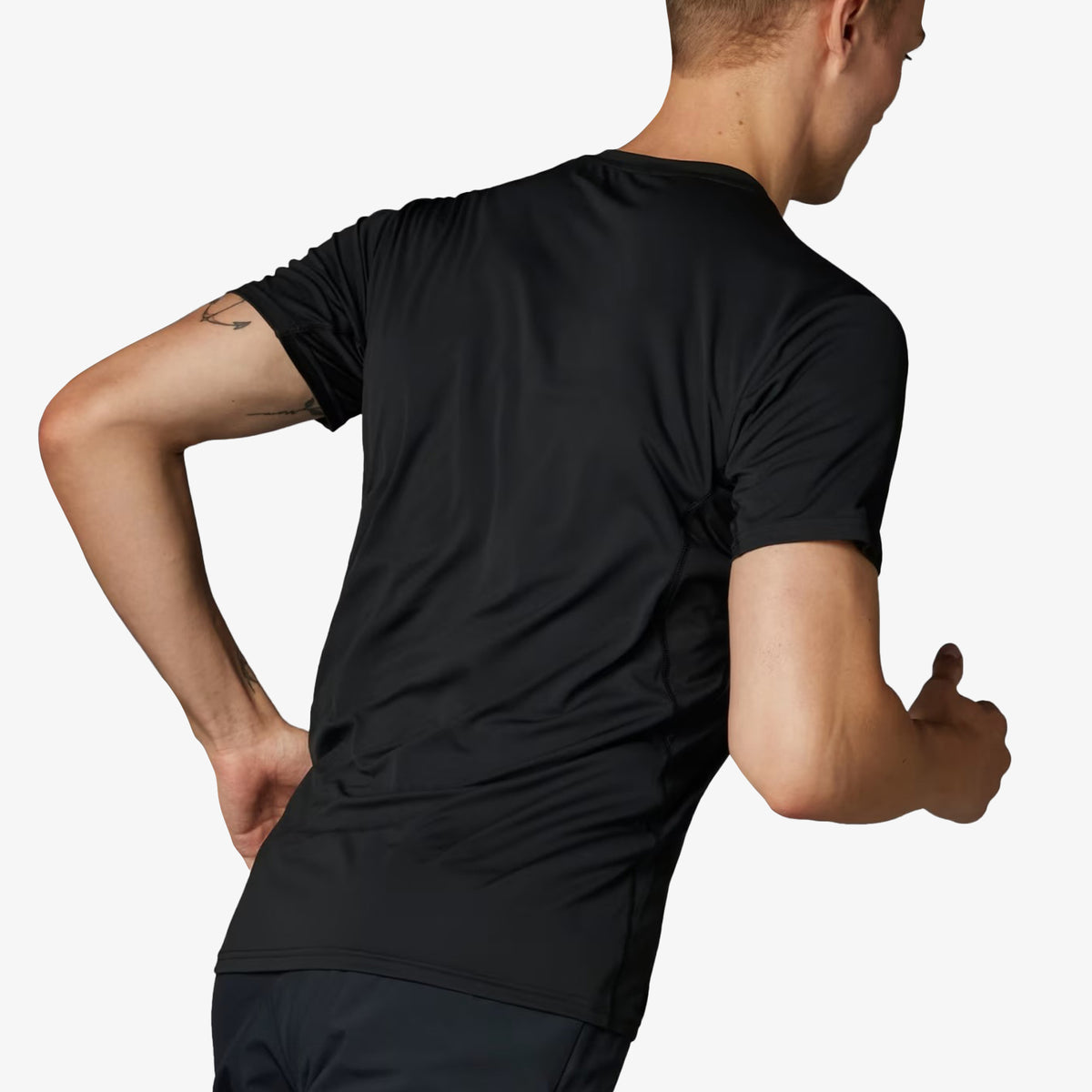 Camiseta Adidas Adizero Essentials Hombre Negro