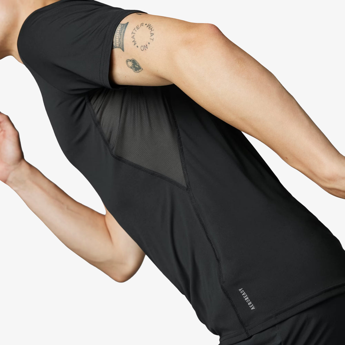 Camiseta Adidas Adizero Essentials Hombre Negro