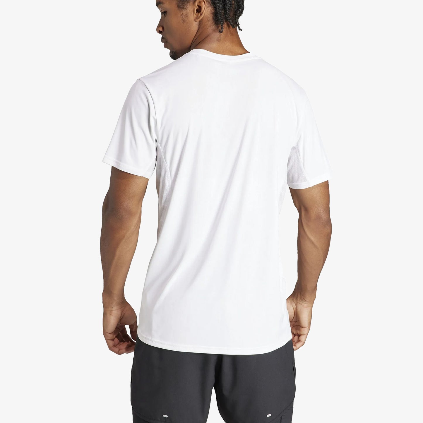 Camiseta Adidas Adizero Essentials Hombre Blanco