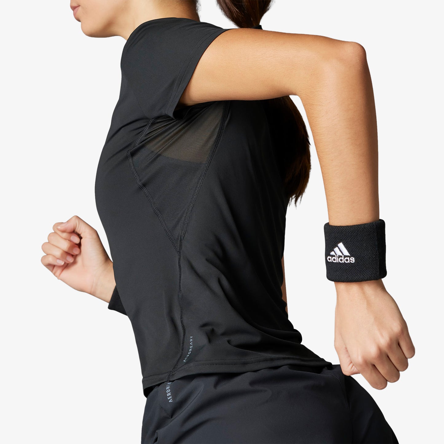 Camiseta Adidas Adizero Essentials Mujer Negro