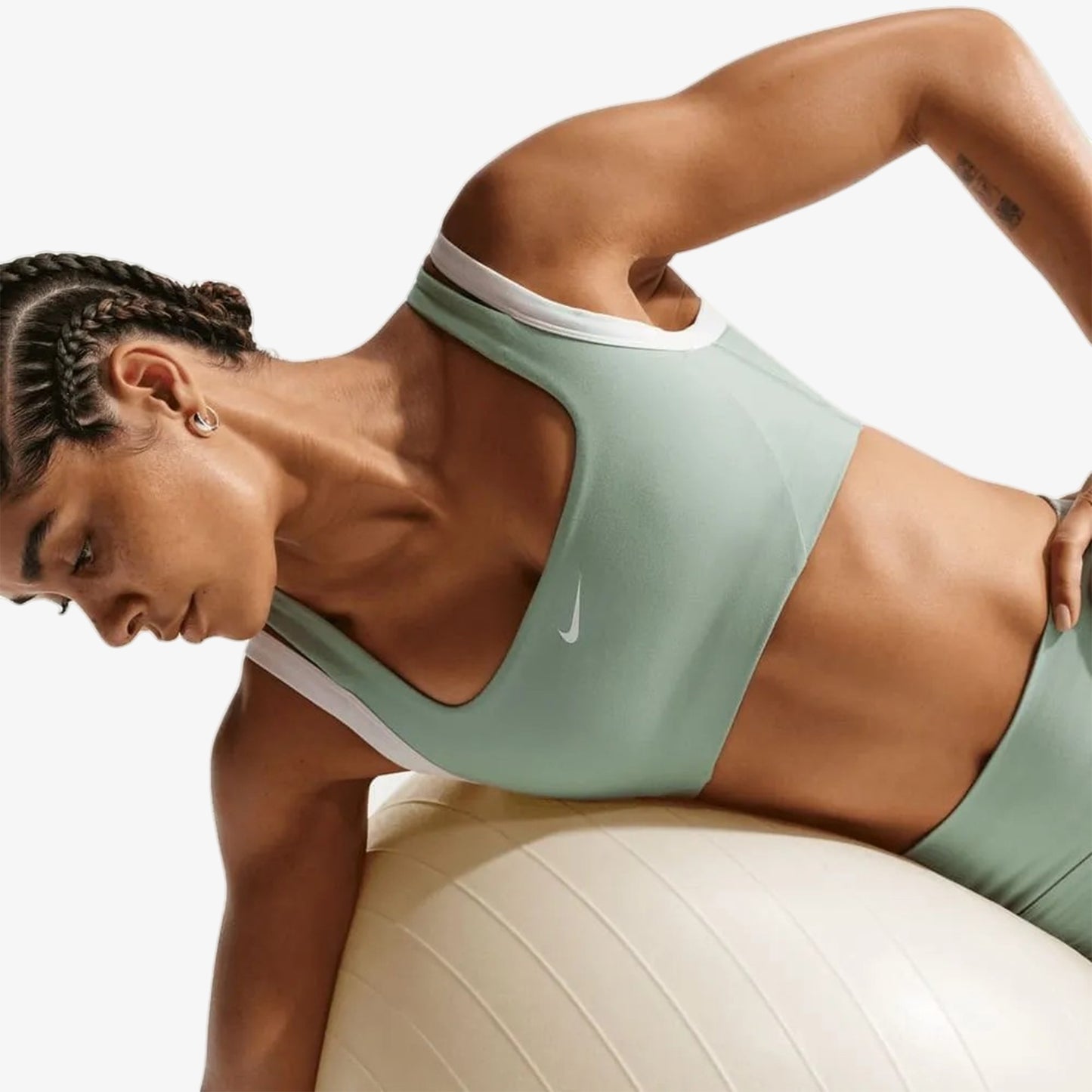 Top Nike One Mujer Verde Menta