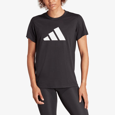 Camiseta Training Adidas Essentials Big Performance Mujer Negro