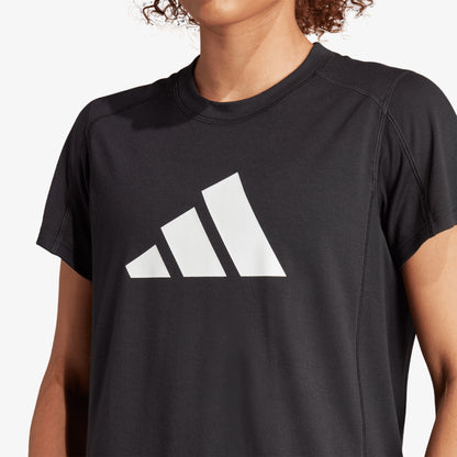 Camiseta Training Adidas Essentials Big Performance Mujer Negro