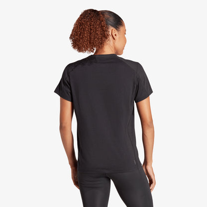 Camiseta Training Adidas Essentials Big Performance Mujer Negro