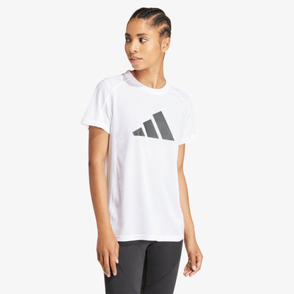 Camiseta Adidas Trainning Essentials Big Logo Mujer Blanco
