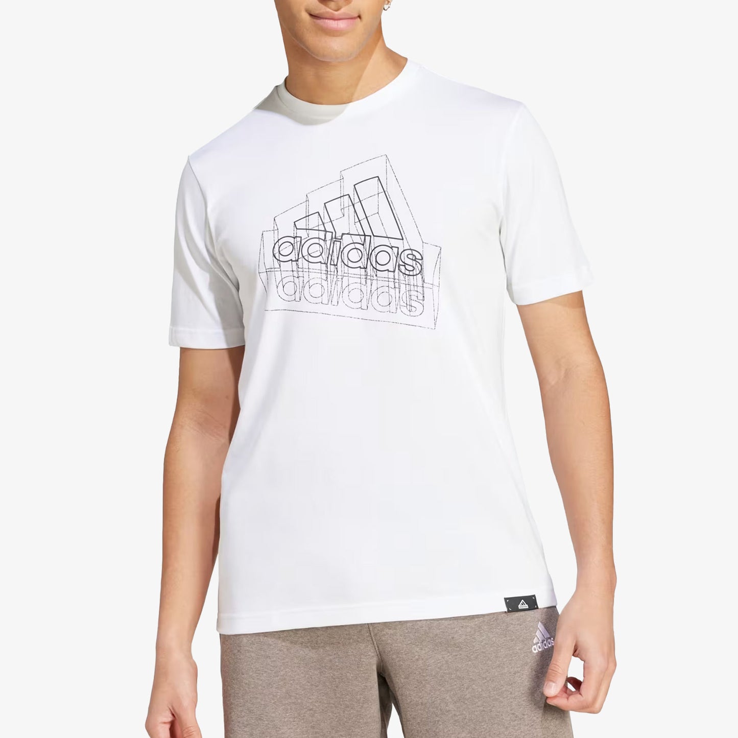 Camiseta Adidas Tech Badge of Sport Hombre