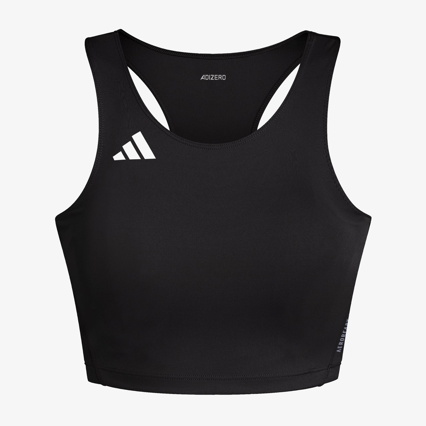 Camiseta Corta Running Adidas Adizero Essentials Mujer Negro