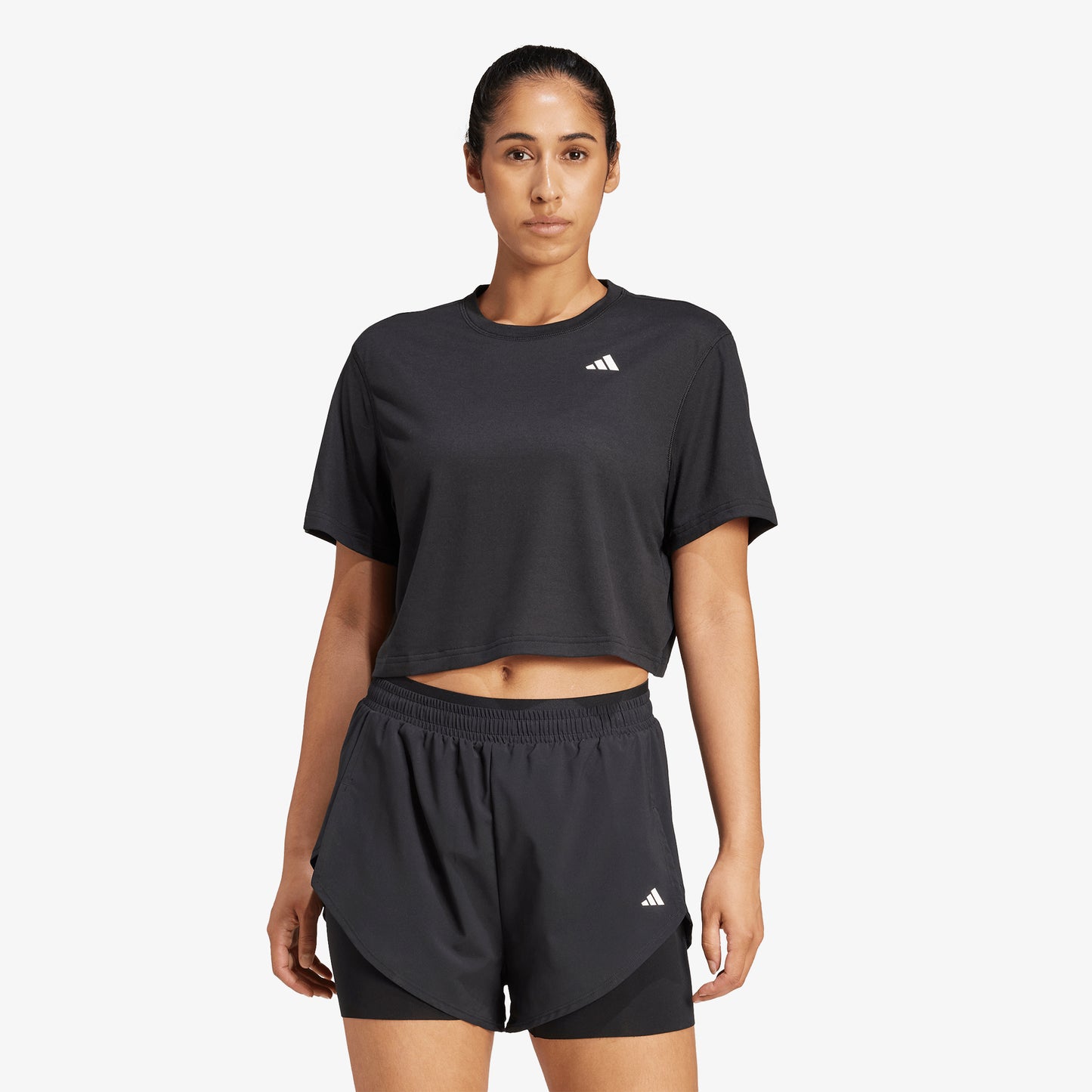 Camiseta Adidas Train Essentials Boxy Mujer Negro