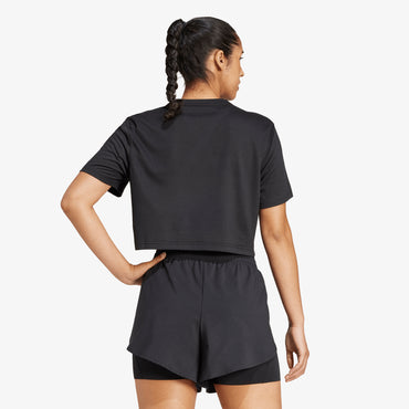 Camiseta Adidas Train Essentials Boxy Mujer Negro