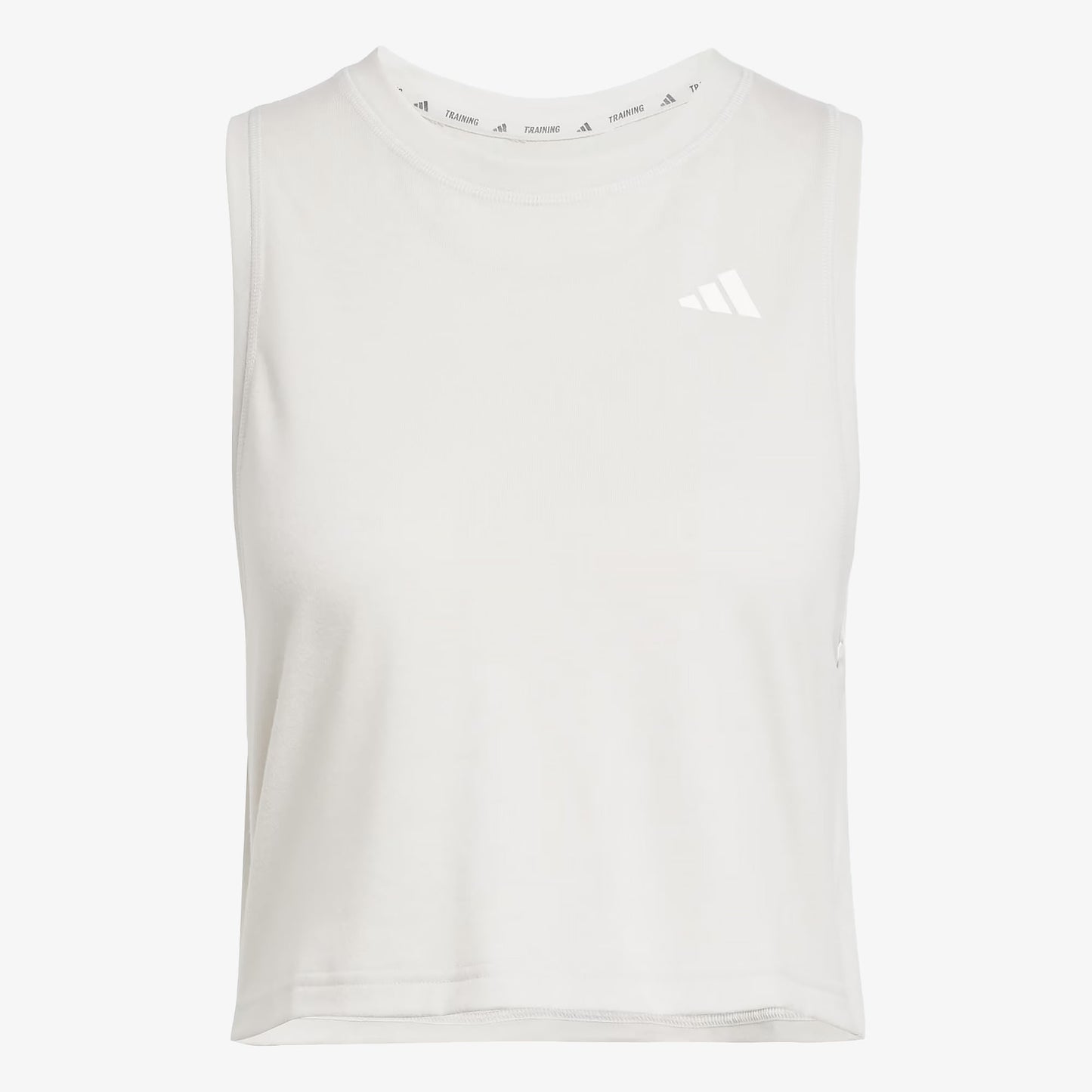 Camiseta Esqueleto Adidas Train Essentials Boxy Workout Mujer Beige