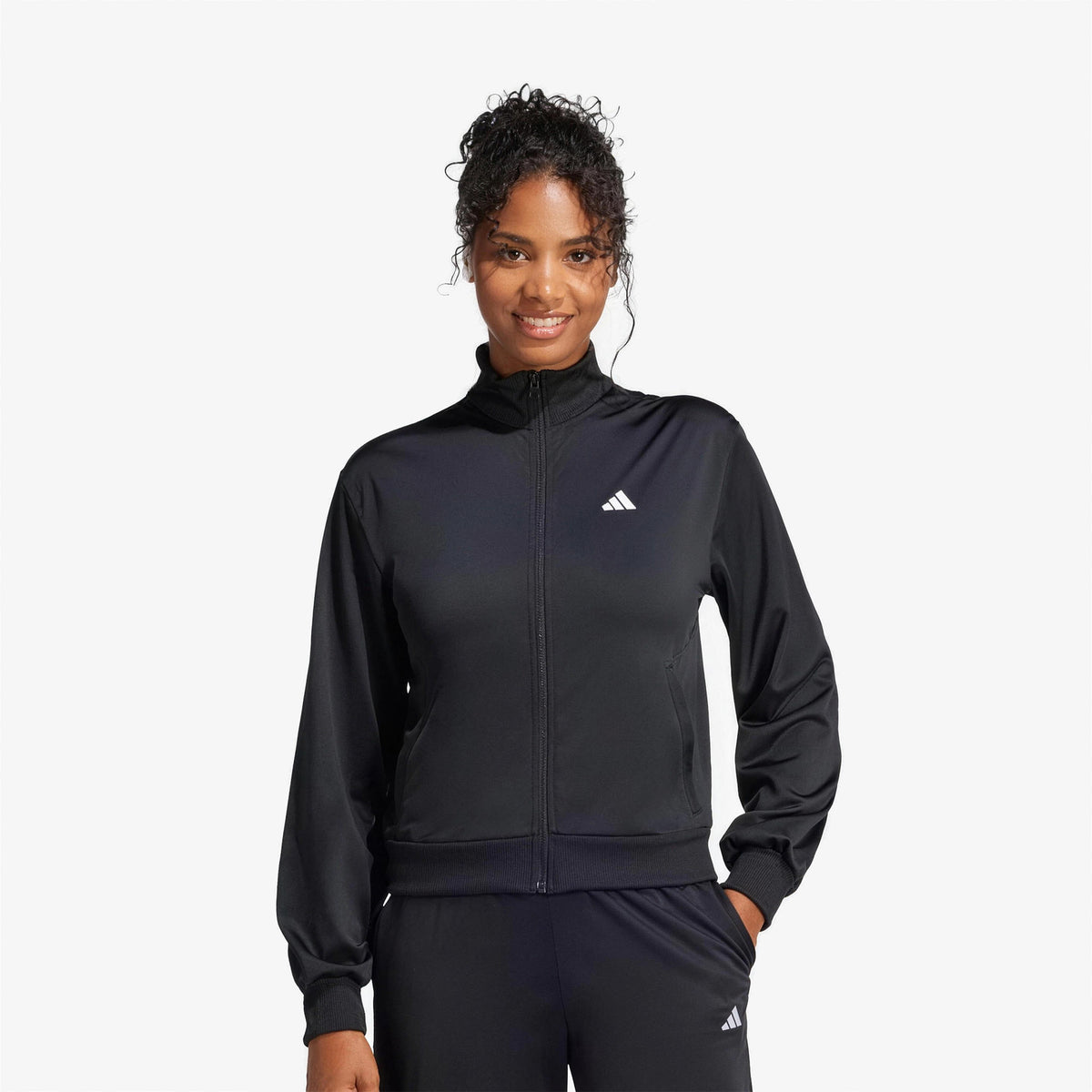 Chaqueta Adidas Essentials Feel Cozy Mujer Negro