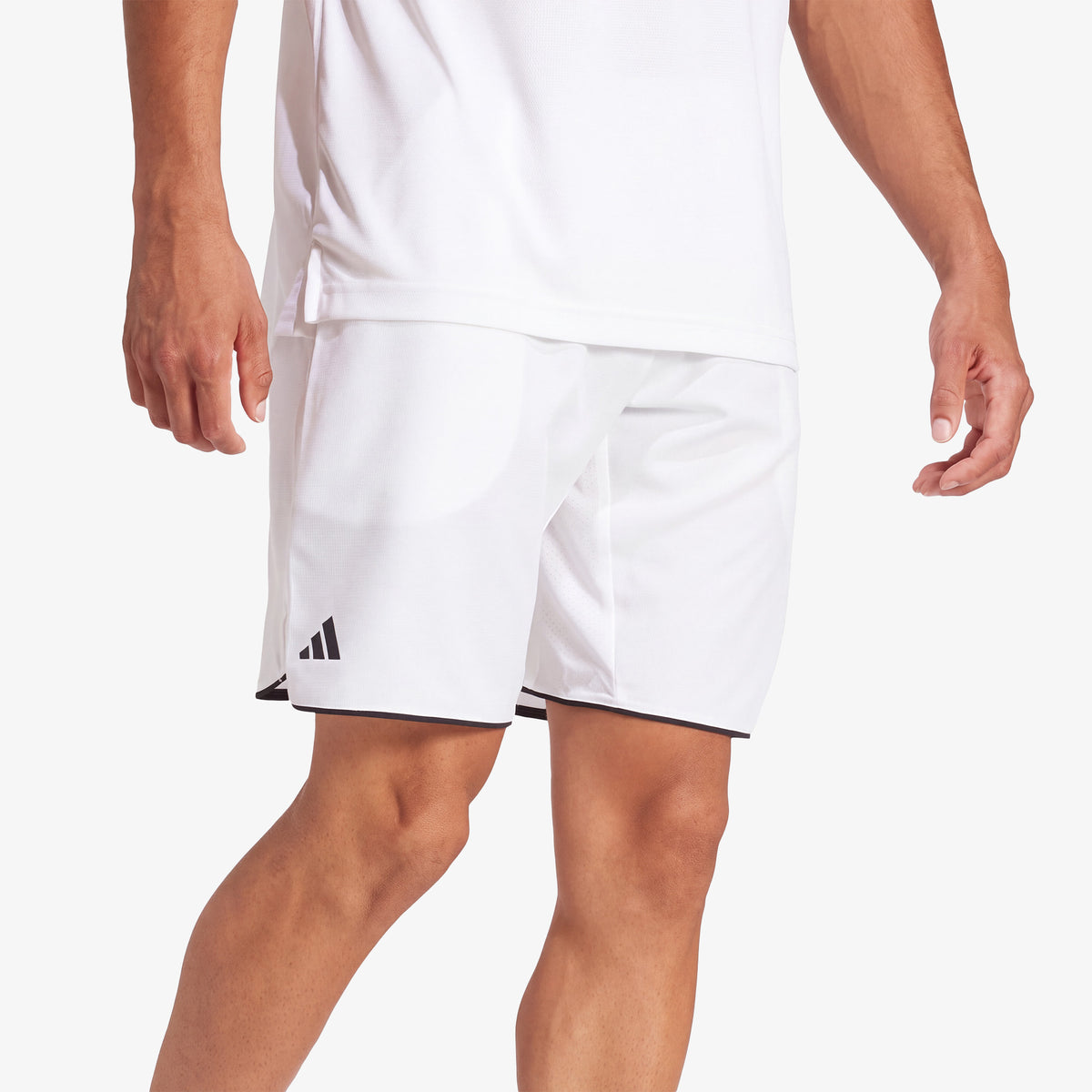Pantaloneta Adidas Club Climacool Hombre Blanco