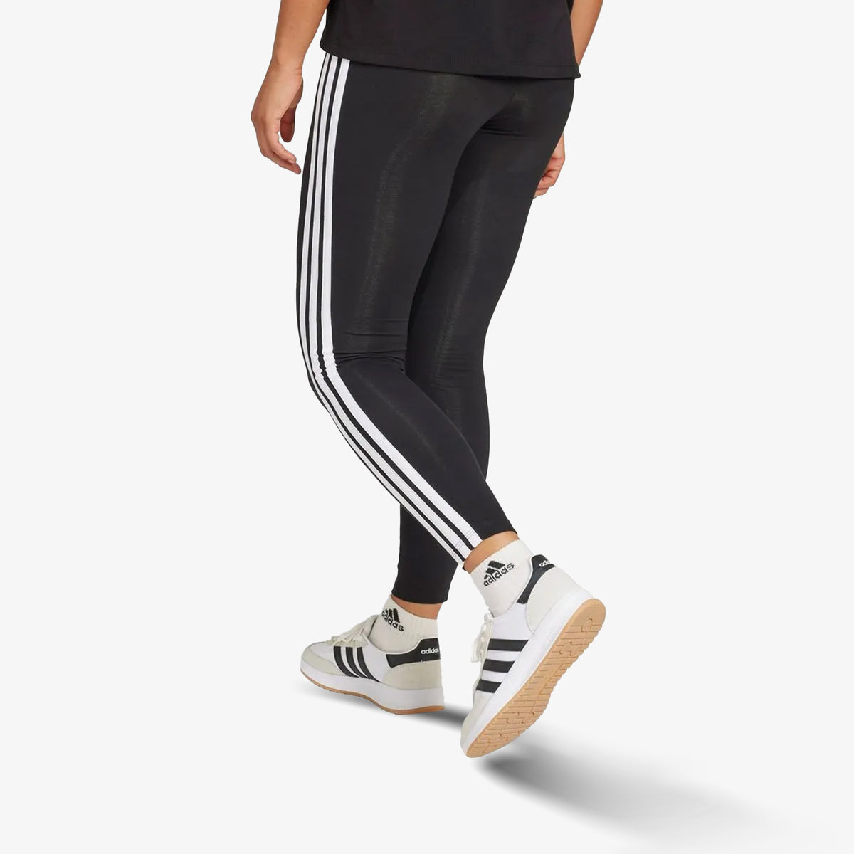 Licra Adidas Essentials Mujer Negro Blanco