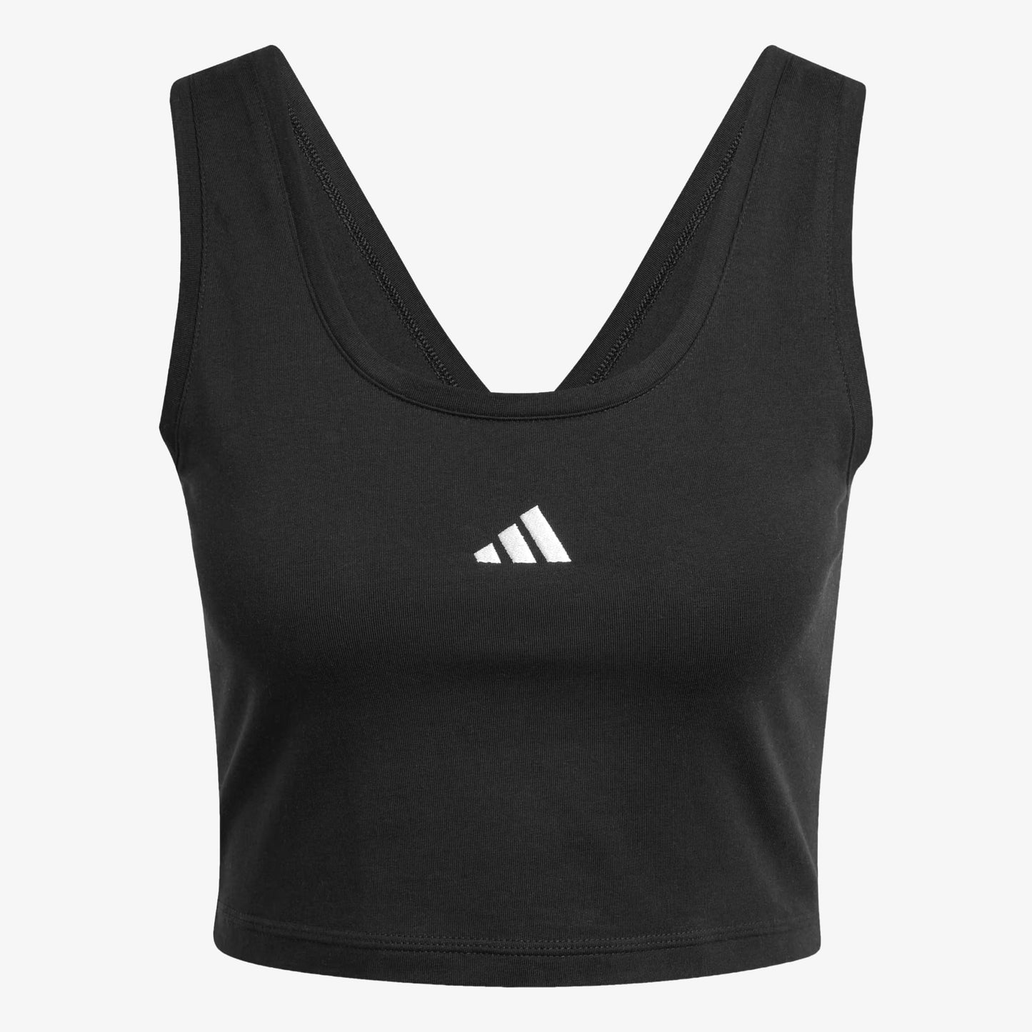 Top Adidas Lifestyle Essentials Small Logo Algodón Mujer Negro