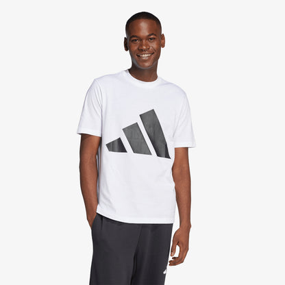 Camiseta Adidas Essentials Logo Grande Hombre Blanco