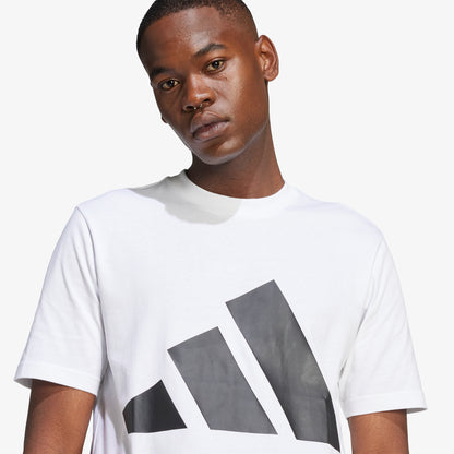 Camiseta Adidas Essentials Logo Grande Hombre Blanco