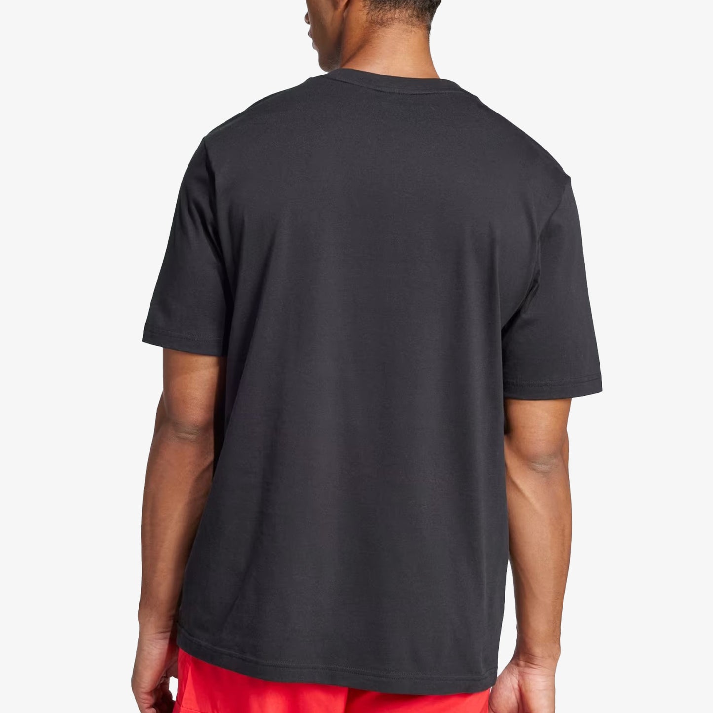 Camiseta Adidas Essentials Linear Single Jersey Hombre Negro