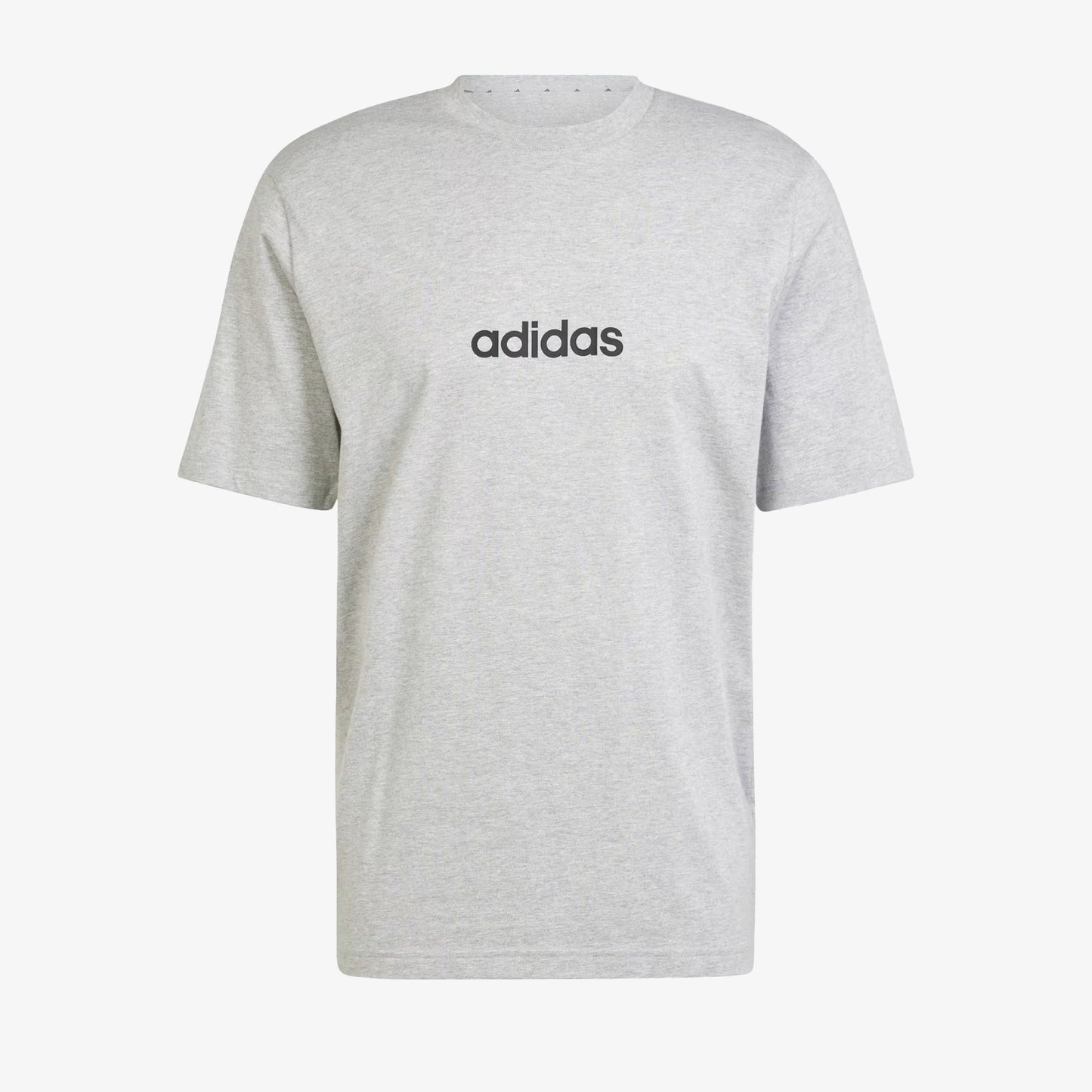 Camiseta Adidas Essentials Linear Single Jersey Hombre Gris