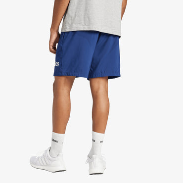 Pantaloneta Adidas Essentials Linear Logo Hombre Azul