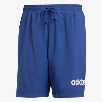 Pantaloneta Adidas Essentials Linear Logo Hombre Azul